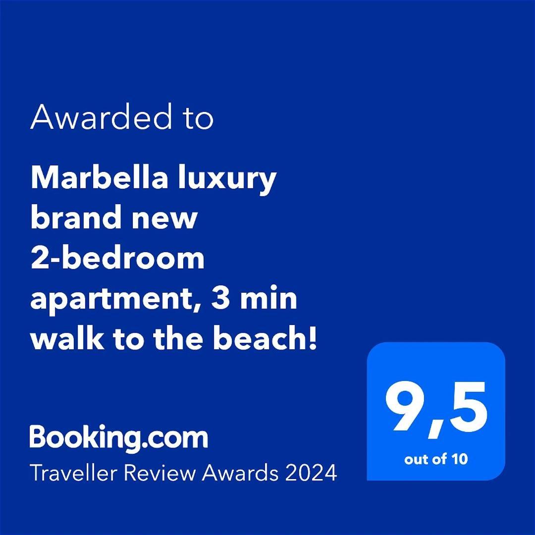 Marbella Luxury Brand New 2-Bedroom Apartment, 3 Min Walk To The Beach! Εξωτερικό φωτογραφία